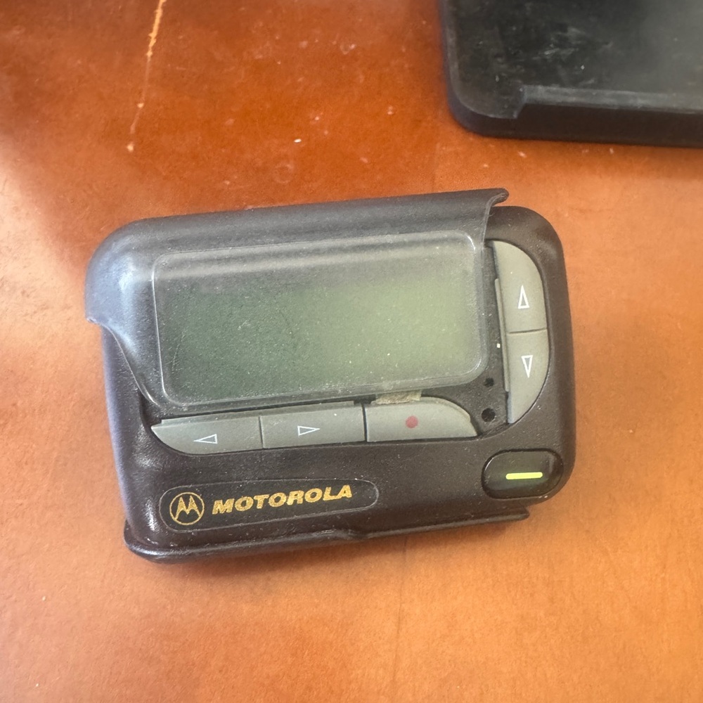 Motorola Black and Gray Pager